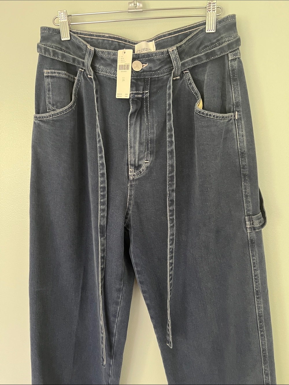 CLOSED Jeans with Self-Tie Belt
